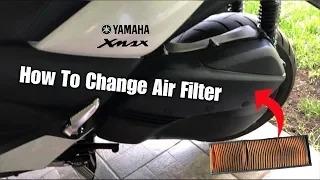 How To Change Air Filter On Yamaha Xmax 300