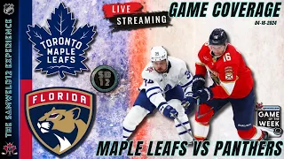 Live: Toronto Maple Leafs vs. Florida Panthers LIVE NHL hockey coverage | Leafs Chat