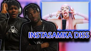 РЕАКЦИЯ МЭЙБИ БЭЙБИ — INSTASAMKA DISS  #REACTION #theweshow #rap #россия @maybe_baby