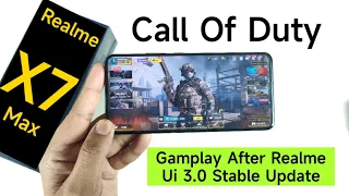 Realme X7 Max Call of Duty Gamplay no lag  After Realme Ui 3.0 Update 🔥🔥🔥