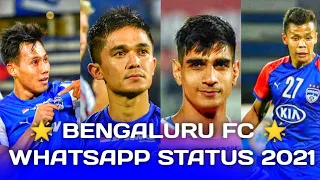 BENGALURU FC WHAT'SAPP STATUS 2021💙💙⚡ #bfc #bengalurufc