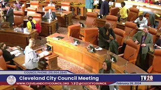 Cleveland City Council Meeting,  February 26, 2024