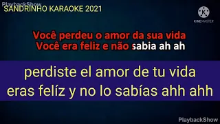 AINDA TO AÍ - (KARAOKE EN ESPAÑOL) - EDUARDO COSTA