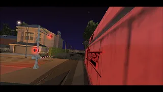 Grand Theft Auto:San Andreas Train Night Drive