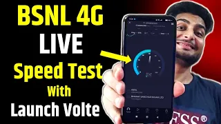 Bsnl 4G Live Speed Test With Volte | Bsnl 4g News