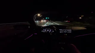 Night POV DRIVE IN LOUD MANUAL G82 M4