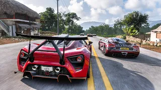 1600HP Zenvo TSR-S | Forza Horizon 5 | Race Gameplay