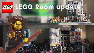 VLOG - LEGO Room Update - New shelf and city plans!