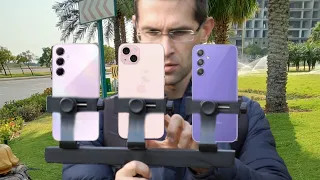 Samsung Galaxy A55 Vs iPhone 15 Vs Samsung Galaxy A54 Camera Test Comparison