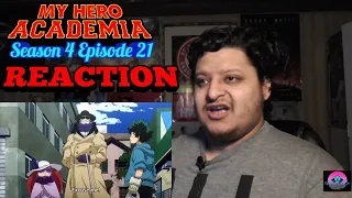 MY HERO ACADEMIA Season 4 Episode 21 REACTION!