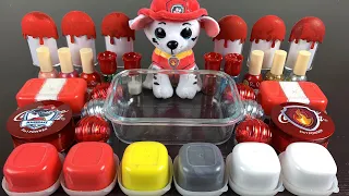 Marshall Paw Patrol Slime | Mixing Makeup,Eyeshadow,Glitter,Clay Into Slime🎀Satisfying Slime #ASMR