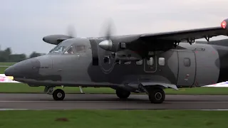 4Kᵁᴴᴰ RARE! Let L-410 UVP-E20 Turbolet Slovak Air Force SAF Landing, Taxiing & Takeoff