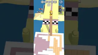 Stacky Dash - Gameplay Walkthrough level 135-136 । Best Android ,iOS Games #shorts #stackydash #game