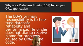 Why your DBA hates your ORM Hibernate or Entity application