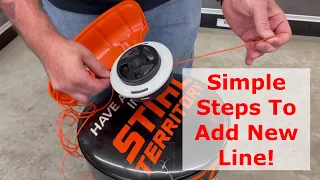 How To Put New Line On A Stihl Weedeater