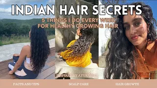 5 things I do every week for hair growth and healthy hair