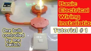 Single Switch Electrical Wiring Tutorial ( Tagalog)