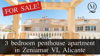 3 bedroom penthouse apartment for sale in Punta Prima, Alicante - Costa Blanca