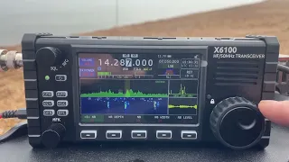 XIEGU X6100 QRP / PORTABLE SSB from Weymouth, UK