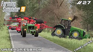 I flipped brand new HORSCH seeder | Animals on Untergriesbach | Farming Simulator 19 | Episode 27