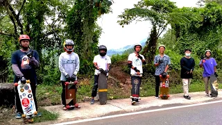 DOWNHILL LONGBOARDING IN THE PHILIPPINES. GRABE ANG GANDANG PANOORIN KAHIT NAKAKAKABA! 😊