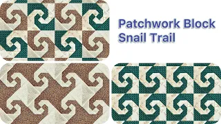 Easy Patchwork Block for Beginners Snail Trail Patchwork Quilt Patterns Patchwork Design