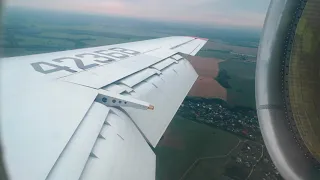 Izhavia`s Yak-42  landing in Domodedovo Приземление Як-42 в ИЖАВИА в Домодедове