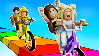 Imposible Pasar este Obby en Bicicleta con el Team Anormal en Roblox