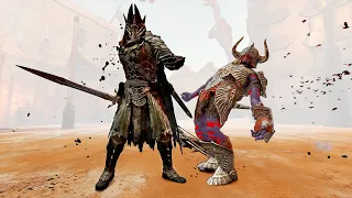 SHADOW OF WAR - UNIQUE TERROR ASSASSIN OVERLORD BATTLE FOR THE CITADEL IN DESERT