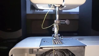 ОБЫЧНЫЙ СТАНДАРТНЫЙ СПОСОБ Как вдеть нитку в иголку на швейной машинке