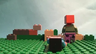 Lego fight scene