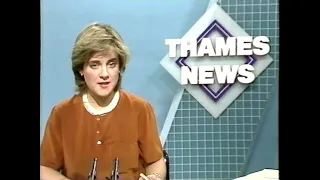 20/08/1984 - ITV - Thames News (Leyton Station Crash)