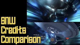 Strange New Worlds Animated Opening Credits Comparison