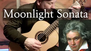 Moonlight Sonata - First Movement - Ludwig van Beethoven - Fingerstyle Guitar