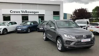 Approved Used Volkswagen Touareg R-Line Plus 3.0TDI 4Motion DSG in Canyon Grey - KR67CFO
