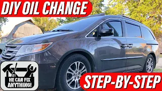 Honda Odyssey Oil Change: Step-by-Step DIY Tutorial (2011, 2012, 2013, 2014, 2015, 2016, 2017)