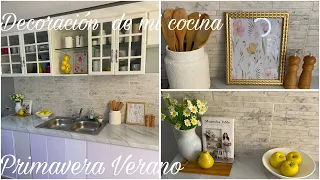 Decoración de cocina Primavera Verano 2024/  + limpieza 🧼