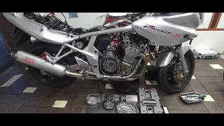 SUZUKI BANDIT 600 - duży przegląd pozakupowy👨‍🔧 Zdrowszy niż się wydawało💪 I psikus na zakończenie🤪