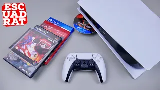 Insert PS1 PS2 PS3 PS4 Game Disc into PS5, what happened? (English)
