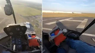 Awesome Helicopter Autorotation Landing