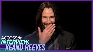 Keanu Reeves BLUSHES Over Diane Keaton's Kissing Tribute