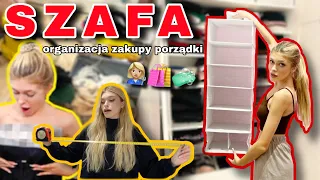 Organizacja i sprzątanie SZAFY 🥲 Zakupy IKEA 💸🛍 + wypadki przy pracy