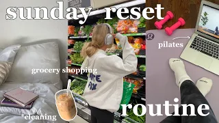 the ultimate sunday reset routine: cleaning, grocery shopping and more