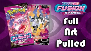 *FULL ART PULLED* Fusion Strike Pokemon Pack Opening #Shorts