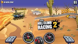 Hill Climb Racing 2 - TANK DESERT VALLEY 10893m NEW RECORD
