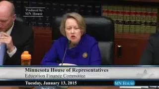 House Education Finance Committee  1/13/15