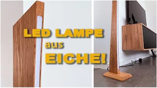 Tolles Design! LED Lampe aus Eichenholz ★ Ali Der Bastler