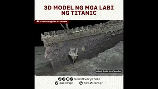 Wreck of Titanic visualised in full for first time in 3D scan