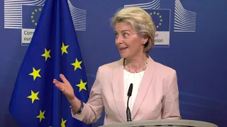 Joint press conference: President von der Leyen, Edi Rama, Petr Fiala, and Dimitar Kovačevski