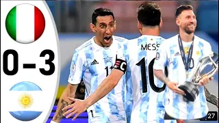 Argentina 3-0 Italy || Finalissima 2022 Extended highlights